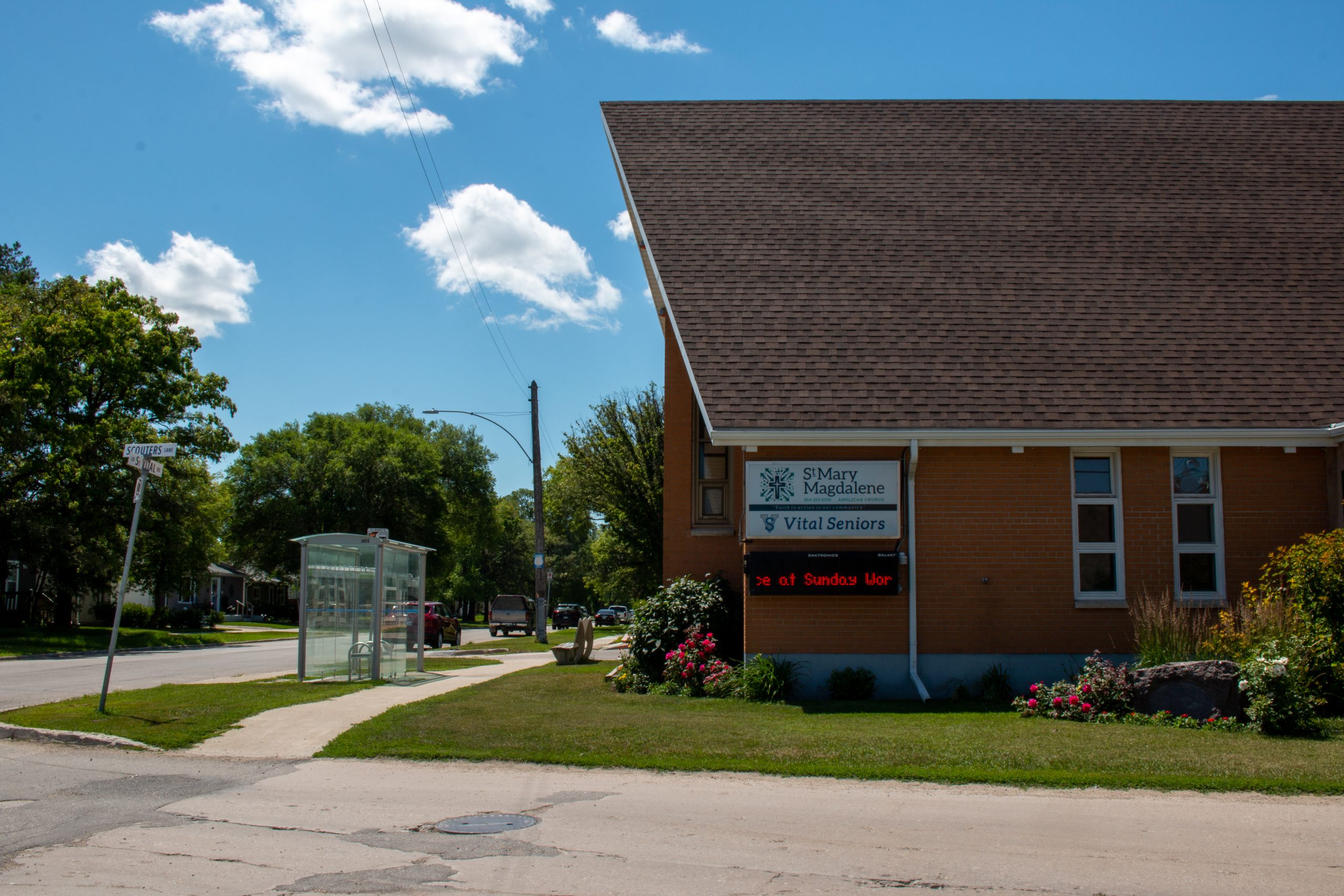 Image of the St. Mary Magdalene Anglican Church at 3 St.Vital Road side view