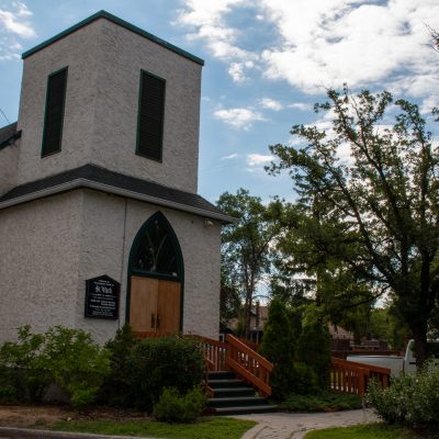 Image of front entrance to St. Mark's Anglican Church at 19 St. Mark's Place