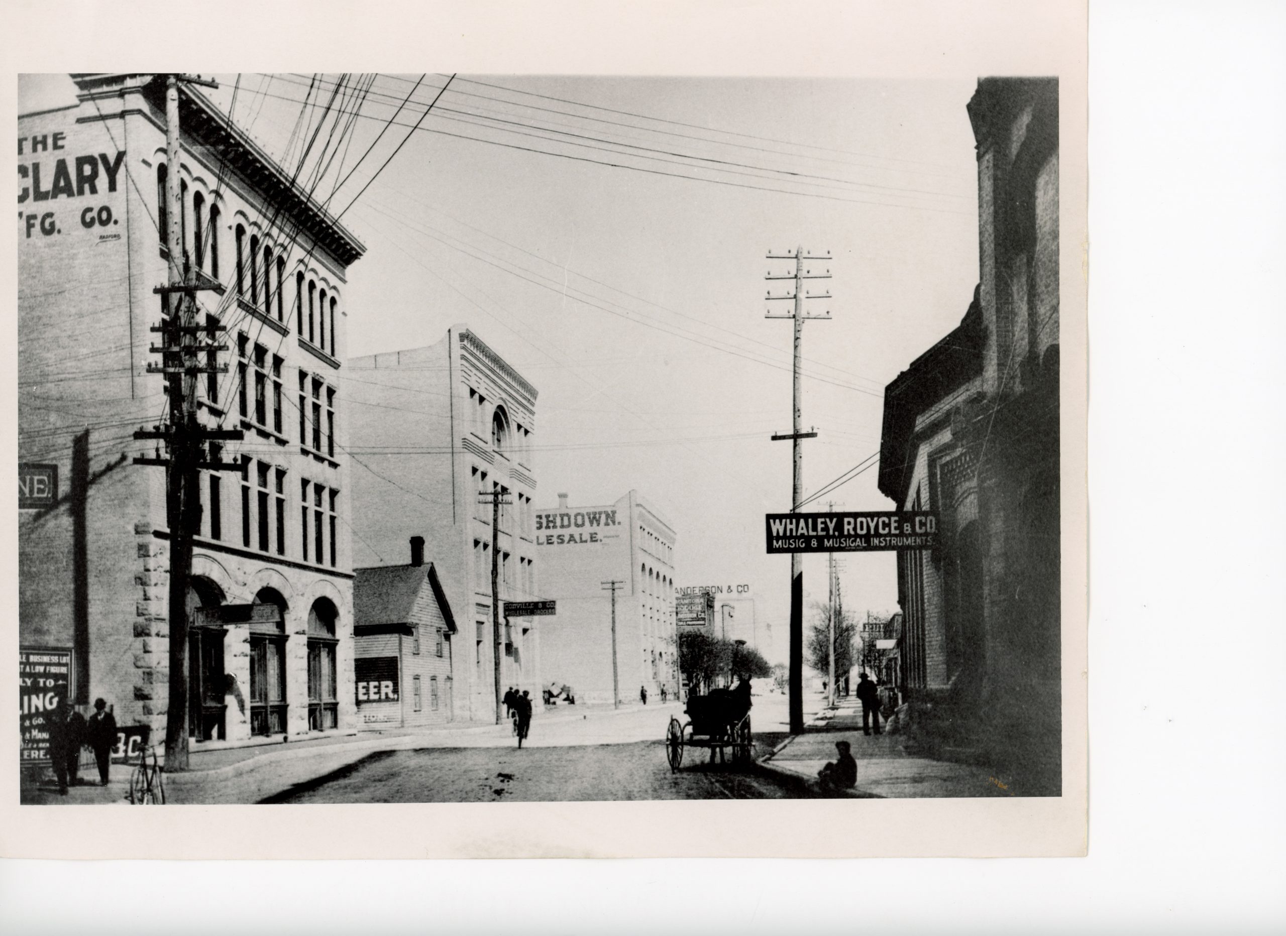 Image of Bannatyne Avenue in 1900