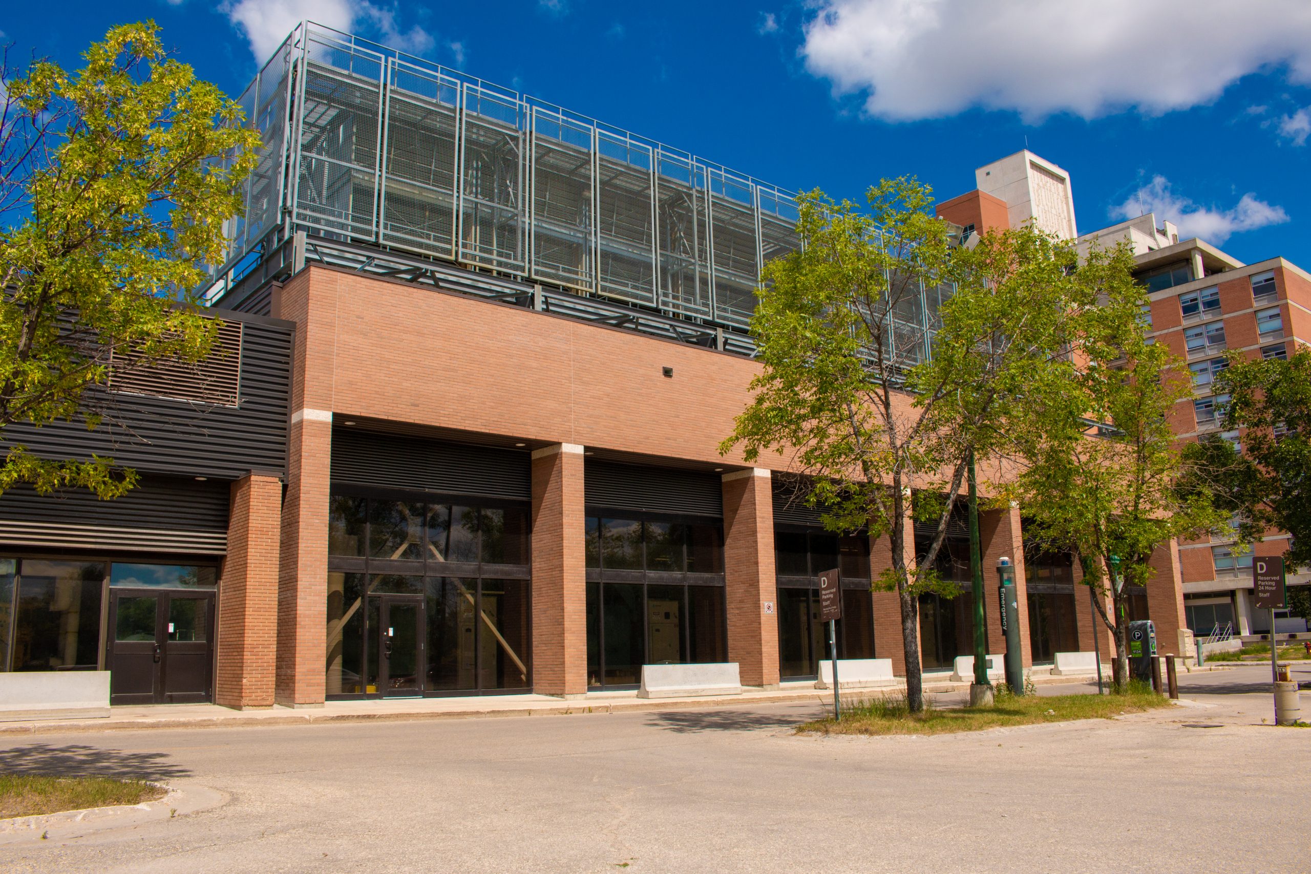 Image of the 1965 addition to the Central Energy Plant at the University of Manitoba at 33 Maclean Crescent
