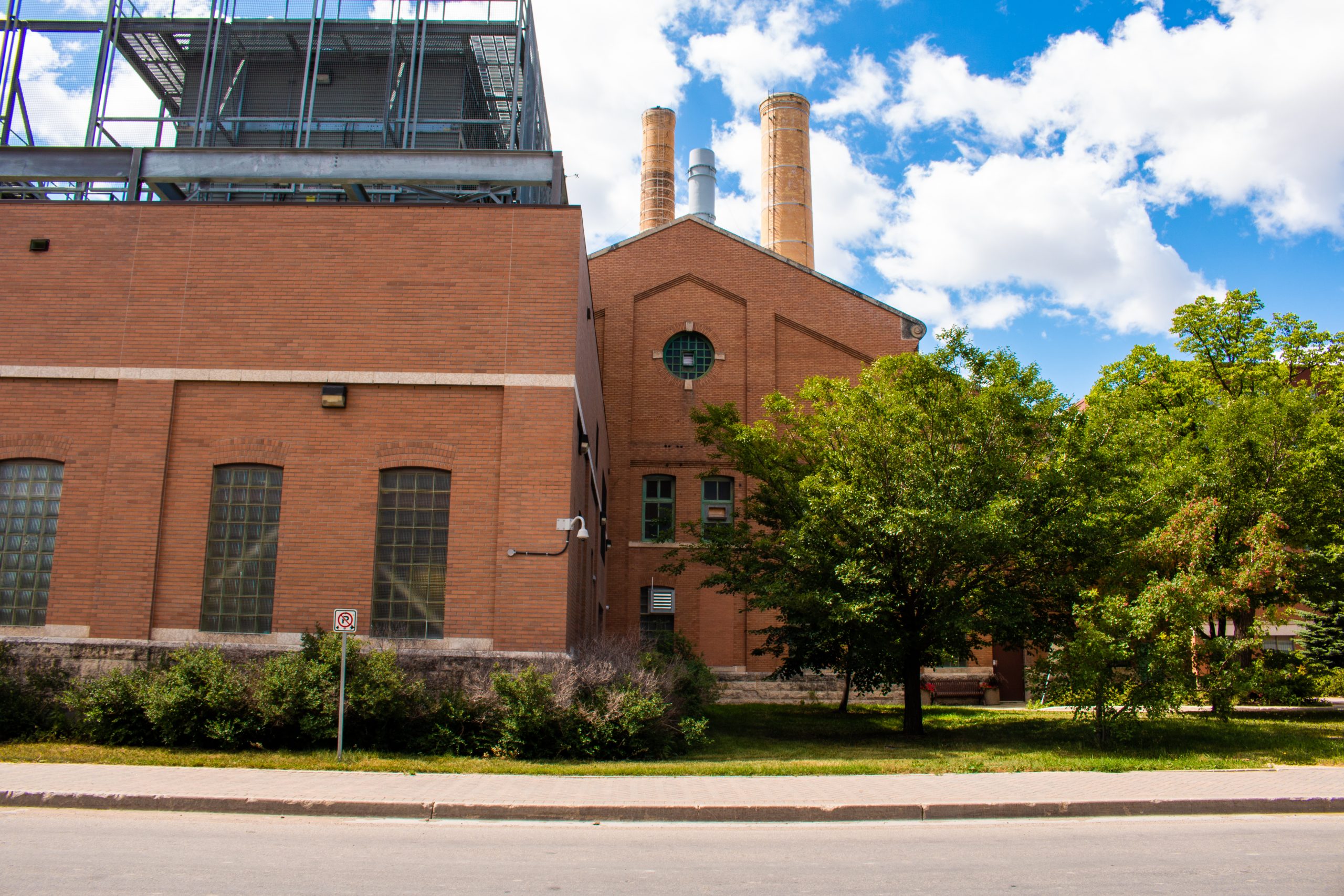 Image of the former Agricultural College Powerhouse on the University of Manitoba campus at 33 Maclean Crescent
