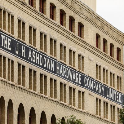 Image of Ghost Signs at former J.H. Ashdown Warehouse at 167 Bannatyne Avenue