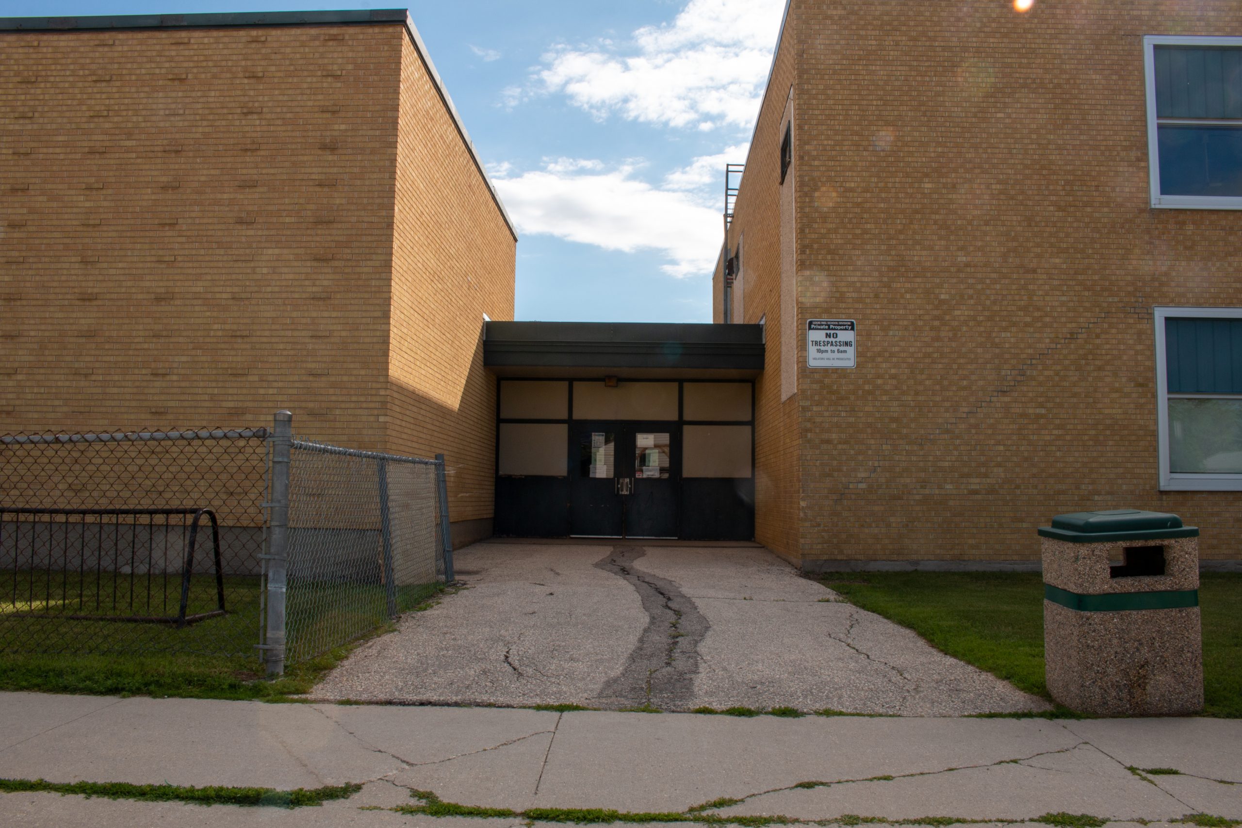 Photo of side entry to St. George School at 151 St George Road