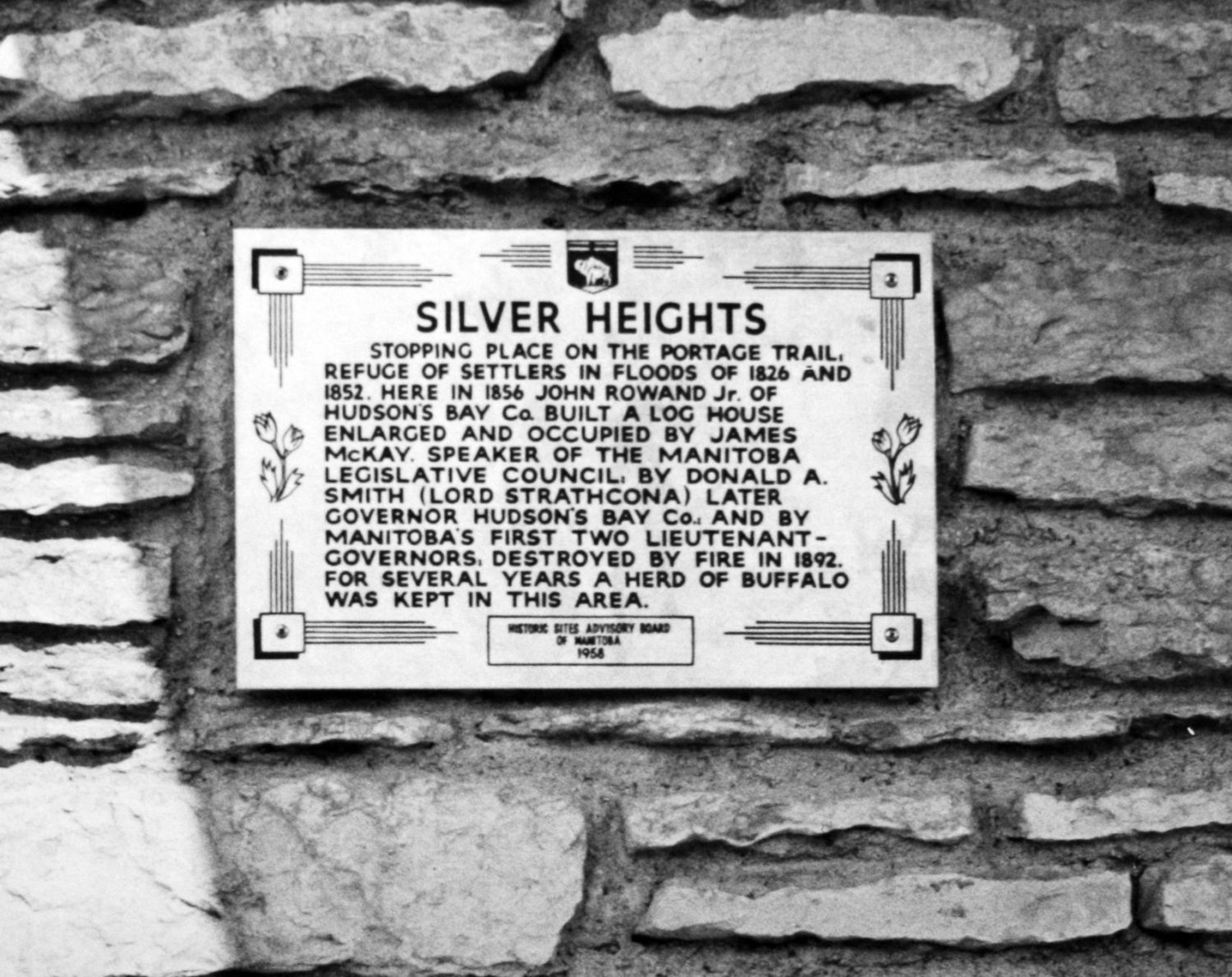 Image shows signage for Silver Heights Gates.