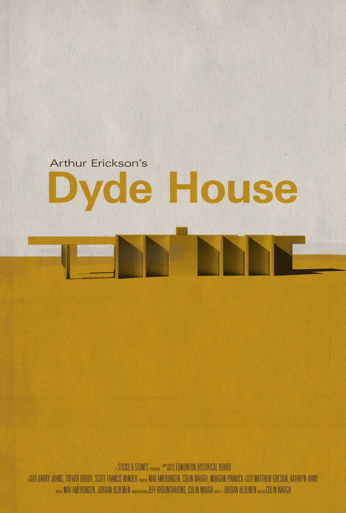 Promotional poster for Dyde House.